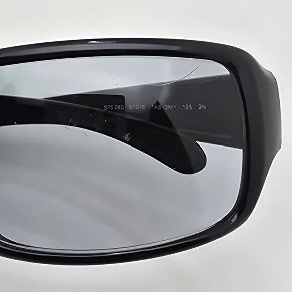 Prada Linea Rossa SPS 08G 1AB3M1 Black Frame Light Blue Gradient Lens Sunglasses - Picture 14 of 15